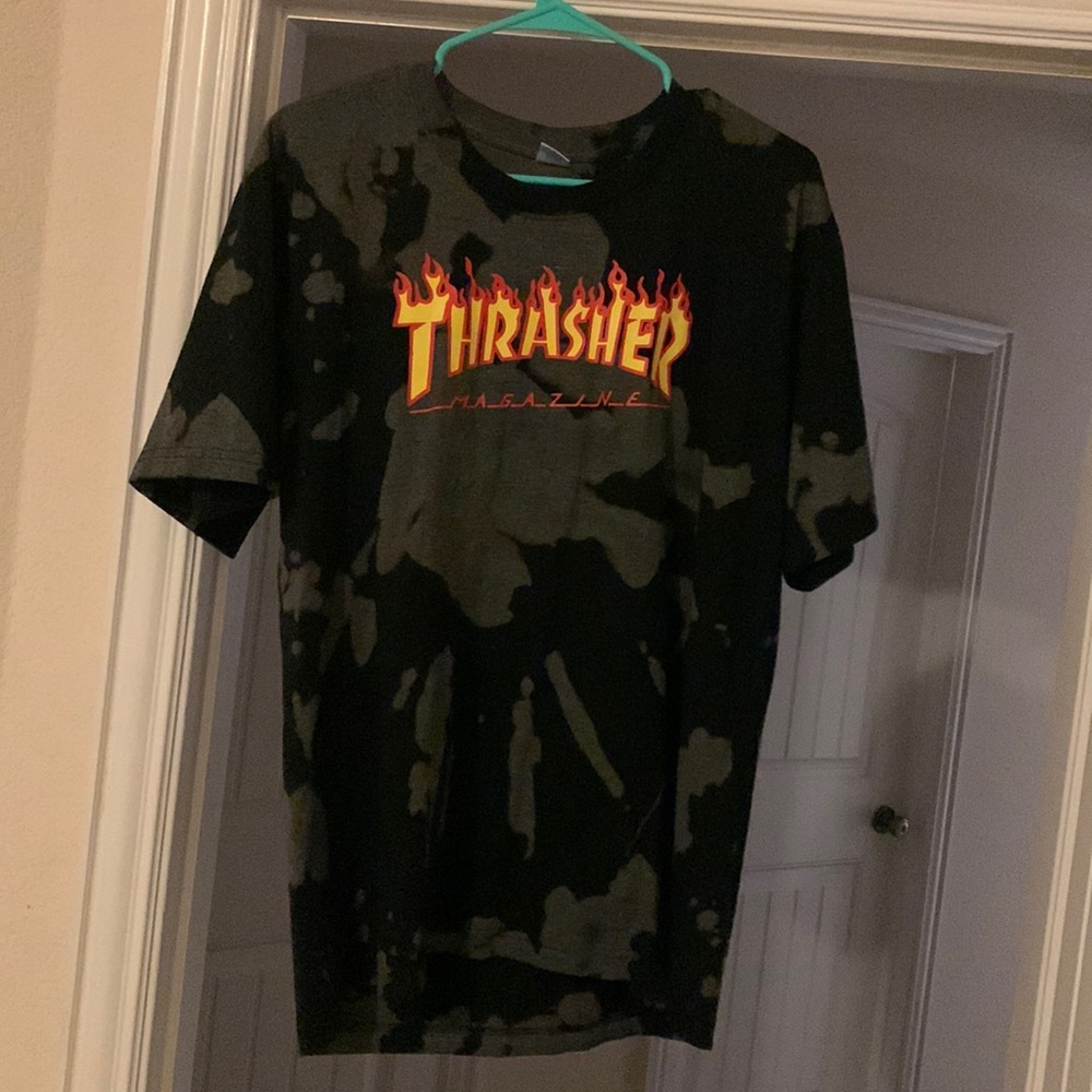 tie dye classic thrasher logo